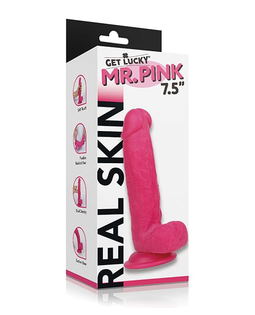 Thank Me Now INC Get Lucky Mr. 7.5" Dual Layer Dong Pink Dildos