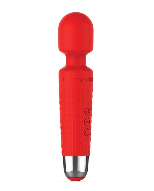 Thank Me Now Mini Halo Wireless 20x Wand Red Rose Vibrators