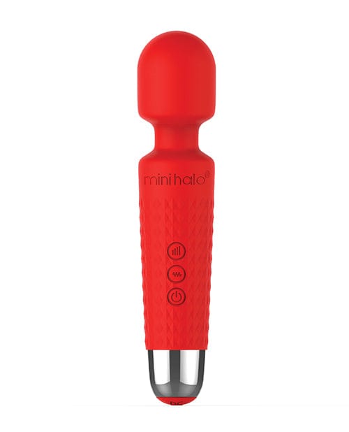 Thank Me Now Mini Halo Wireless 20x Wand Red Rose Vibrators
