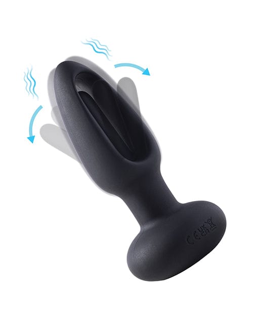Snuggy Flapping Anal Plug Vibrator- Black OrchidToys.com Snuggy Flapping Anal Plug Vibrator- Black OrchidToys.com
