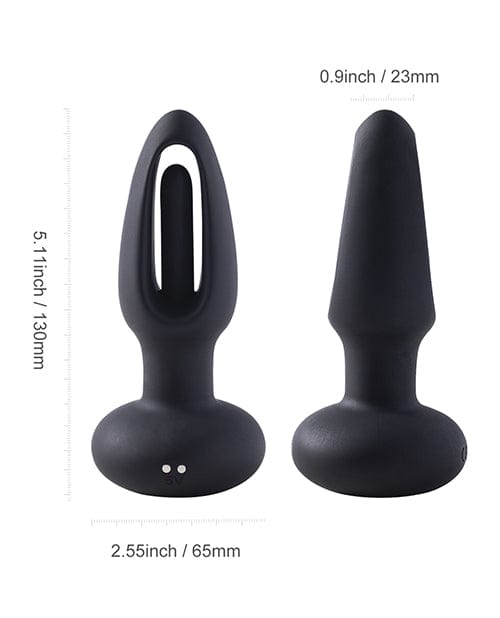 Uc Global Trade INChoney Play B Snuggy Flapping Anal Plug Vibrator- Black Anal Toys