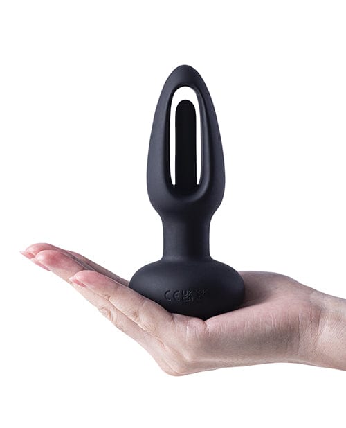 Uc Global Trade INChoney Play B Snuggy Flapping Anal Plug Vibrator- Black Anal Toys