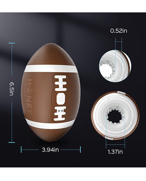 Uc Global Trade INChoney Play B Touchdown Open Ended Pocket Male Masturbator - Brown Penis Toys
