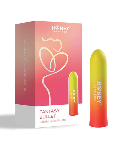 Uc Global Trade INChoney Play B Fantasy Color Gradient Bullet Vibrator - Dark Yellow Vibrators