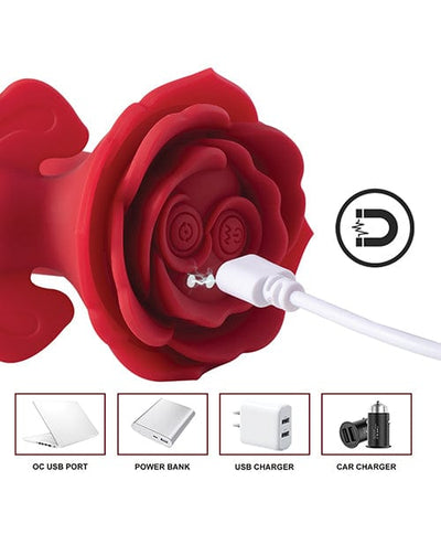 Uc Global Trade INChoney Play B Layla Rosy Butterfly Clit Stimulator Flapping G-spot Vibrator - Red Vibrators