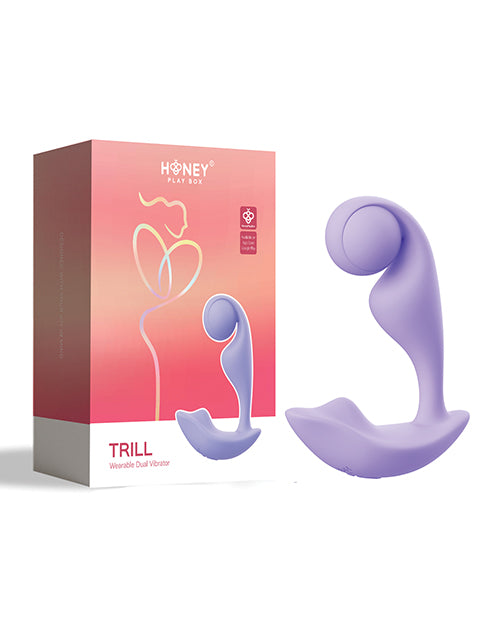 Uc Global Trade INChoney Play B Trill Wearable Single Ball Dual Vibrator - Purple Vibrators