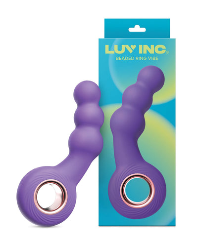 Vvole Luv Inc. Beaded Ring Vibrator - Purple Anal Toys