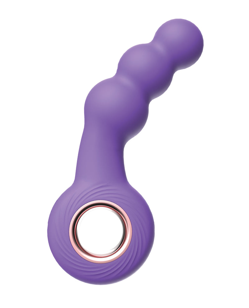 Vvole Luv Inc. Beaded Ring Vibrator - Purple Anal Toys