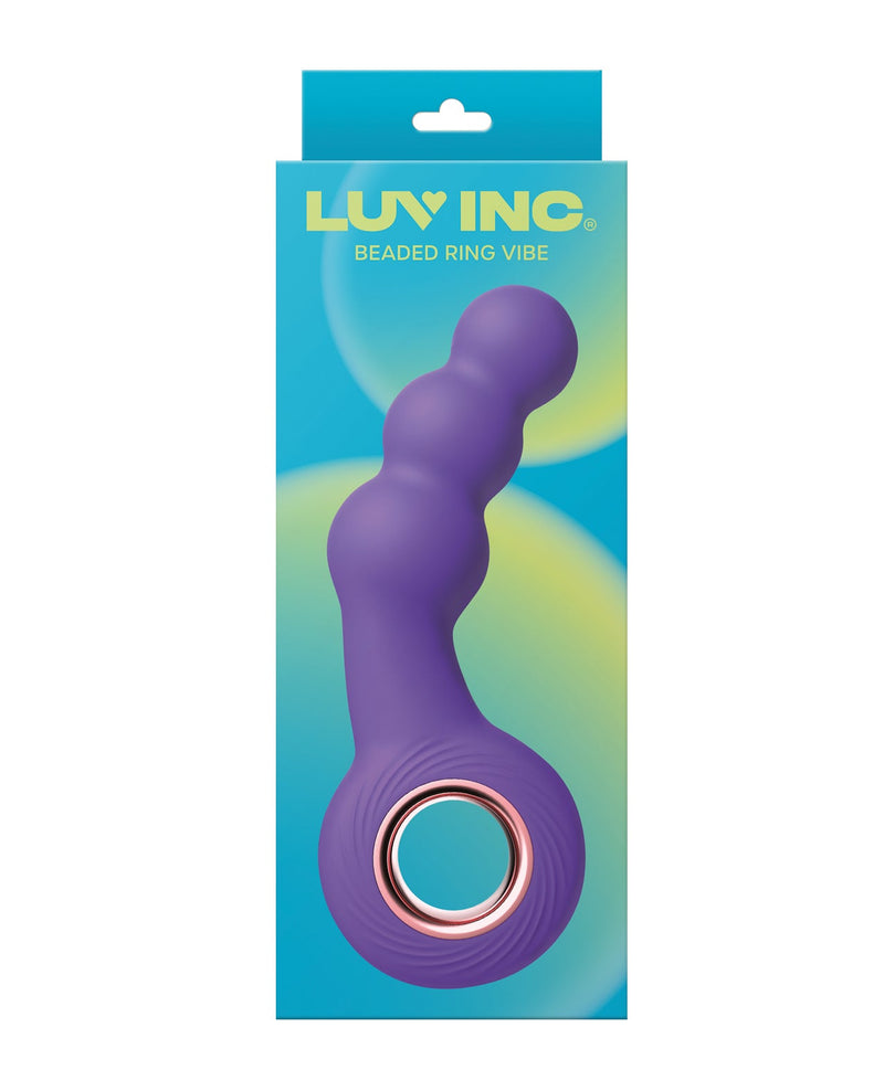 Vvole Luv Inc. Beaded Ring Vibrator - Purple Anal Toys