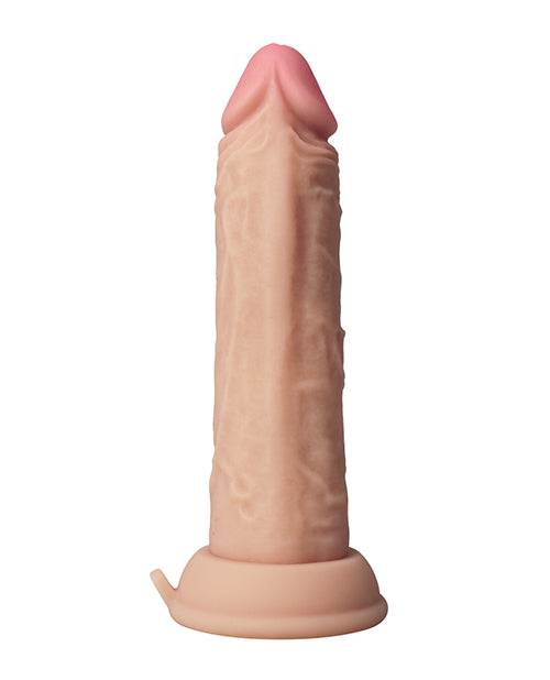 Vvole Shaft Flexskin Liquid Silicone 6.5" Vibrating Dong - Pine Dildos