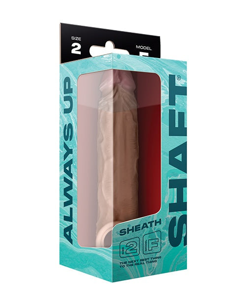 Vvole Shaft Model F Flexskin Liquid Silicone 8.8" Sheath - Pine Penis Toys