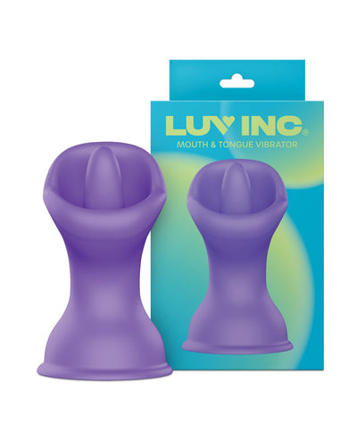 Vvole Luv Inc. Mouth & Tougue Suction Cup Vibrator - Purple Vibrators