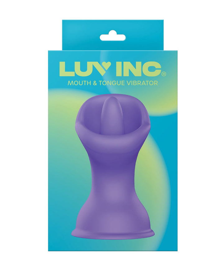 Vvole Luv Inc. Mouth &amp; Tougue Suction Cup Vibrator - Purple Vibrators