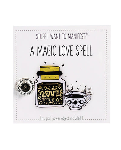 Warm Human Warm Human A Good Magic Love Spell Mini Card & Charm Bachelorette & Party Supplies