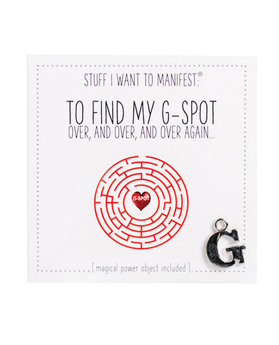 Warm Human Warm Human Find My G Spot Mini Card & Charm Bachelorette & Party Supplies