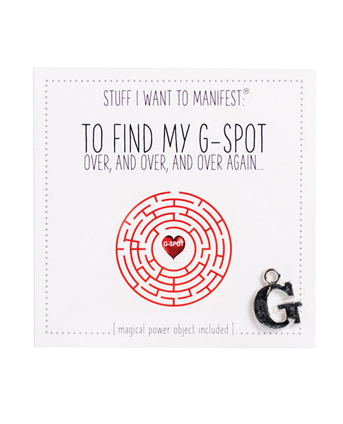 Warm Human Warm Human Find My G Spot Mini Card & Charm Bachelorette & Party Supplies