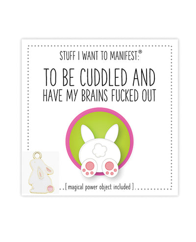 Warm Human Warm Human To Be Cuddled + Have My Brains Fucked Out Mini Card & Charm Bachelorette & Party Supplies