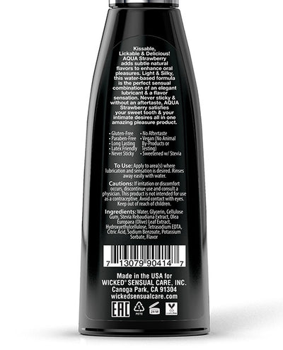 Wicked Sensual Care Wicked Sensual Care Aqua Water Based Lubricant Lubes