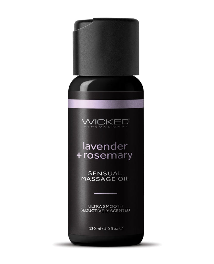 Wicked Sensual Care Wicked Sensual Care Lavender &amp; Rosemary Massage Oil - 4 oz More