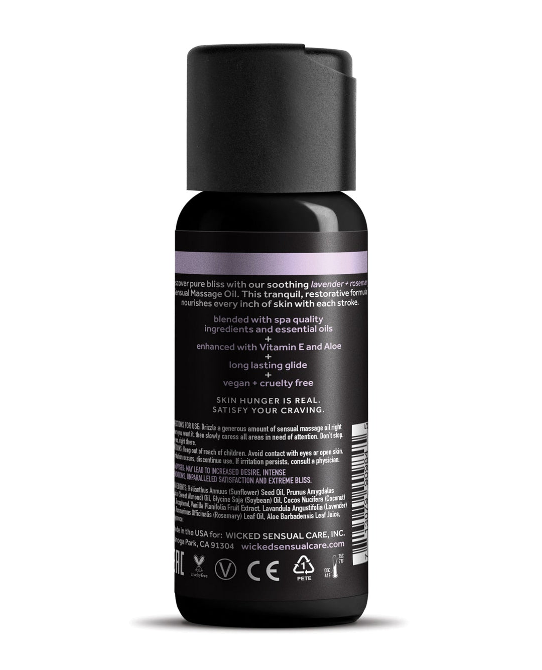 Wicked Sensual Care Wicked Sensual Care Lavender &amp; Rosemary Massage Oil - 4 oz More