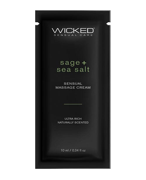 Wicked Sensual Care Wicked Sensual Care Sage &amp; Sea Salt Massage Cream 0.34 Oz More