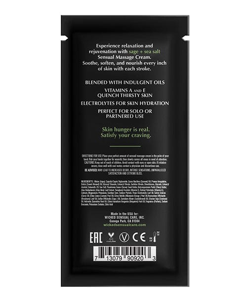 Wicked Sensual Care Wicked Sensual Care Sage &amp; Sea Salt Massage Cream More
