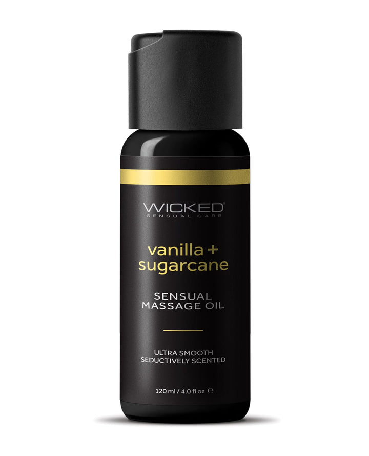 Wicked Sensual Care Wicked Sensual Care Vanilla &amp; Sugarcane Massage Oil - 4 oz More