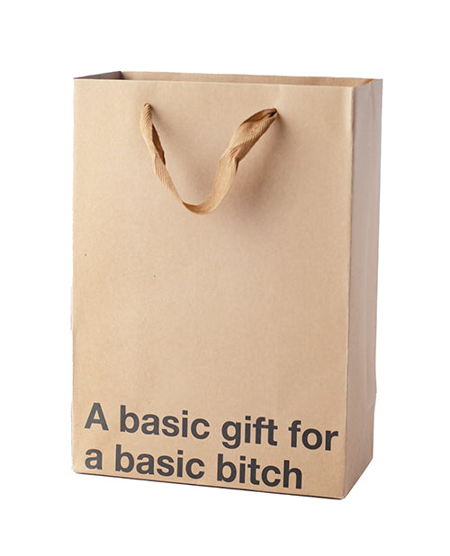 Wood Rocket LLC A Basic Gift For a Basic Bitch Gift Bag- Pack of 3 Bachelorette &amp; Party Supplies