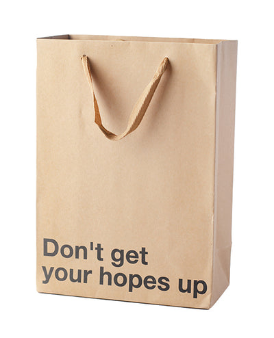 Wood Rocket LLC Don't Get Your Hopes Up Gift Bag - Pack of 3 Bachelorette & Party Supplies