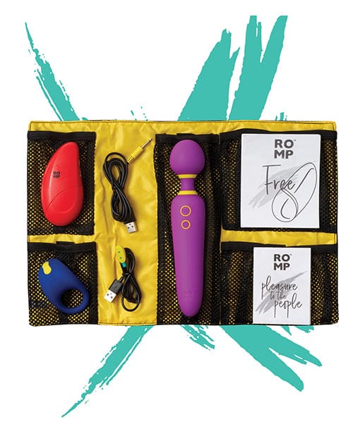 Wow Tech Romp Pleasure Kit - Flip, Free &amp; Juke In Carrying Case Vibrators