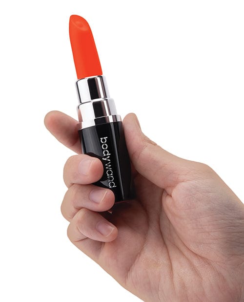 Xgen Bodywand Date Night Kiss Kiss Lipstick Vibe - Black/red Vibrators