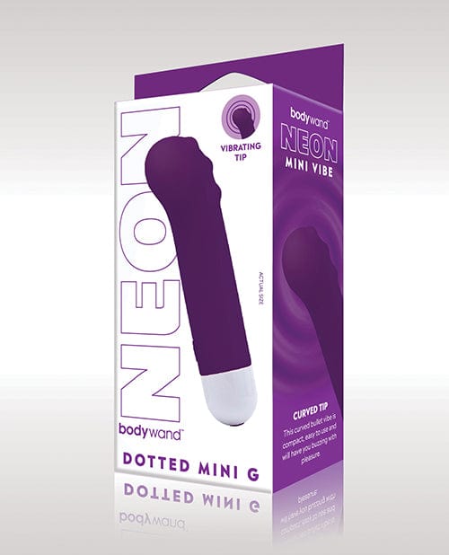 Xgen Xgen Bodywand Neon Mini Dotted G Vibe - Neon Purple Vibrators