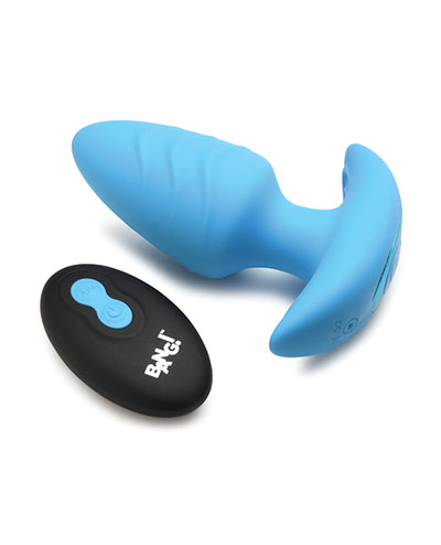 XR Brands Bang! Rotating & Vibrating Tapered Butt Plug with Remote Anal Toys