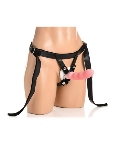 XR Brands Bedroom Bliss Velvet Kiss Strap-On Harness Dildos