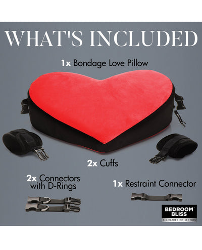 XR Brands Bedroom Bliss Bondage Love Pillow Kink & BDSM