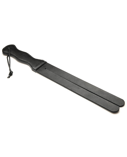 XR Brands STRICT Scottish Tawse Whip - Black/Brown Kink & BDSM