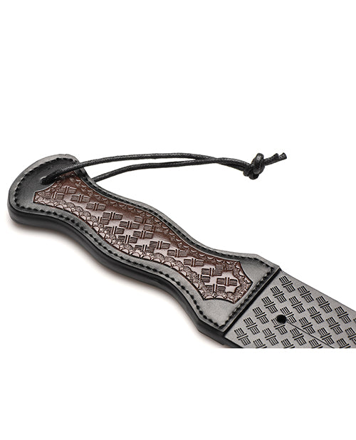 XR Brands STRICT Scottish Tawse Whip - Black/Brown Kink &amp; BDSM
