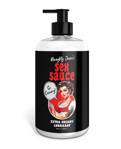 XR Brands Naughty Jane's Sex Sauce Extra Creamy Lubricant - oz 16 oz Lubes