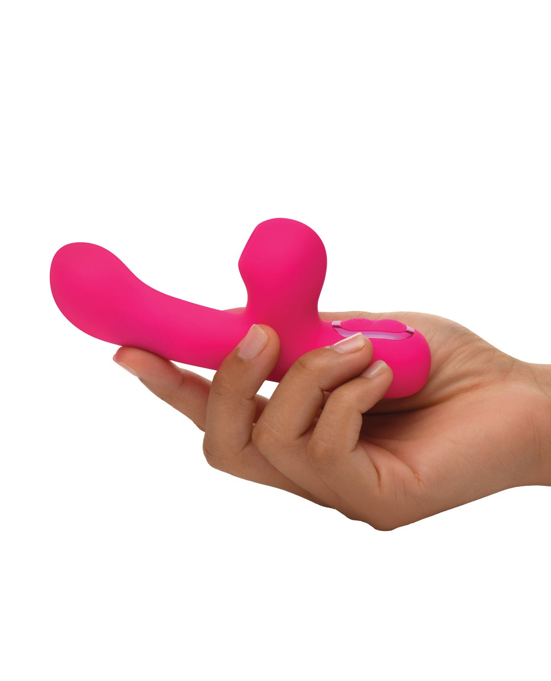 XR Brands Bang! 10X G-Spot Rabbit Vibrator with Suction - Pink Vibrators