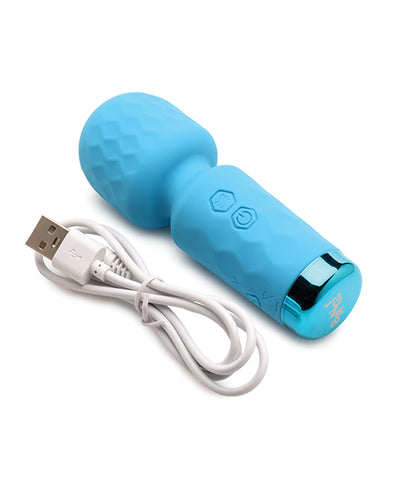 XR Brands Bang! Mini Silicone Wand - Blue Vibrators