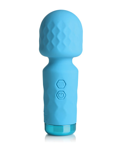 XR Brands Bang! Mini Silicone Wand - Blue Vibrators