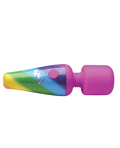 XR Brands Bang! Rainbow Mini Wand - Rainbow Vibrators