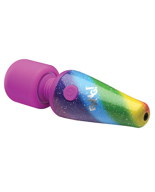 XR Brands Bang! Rainbow Mini Wand - Rainbow Vibrators