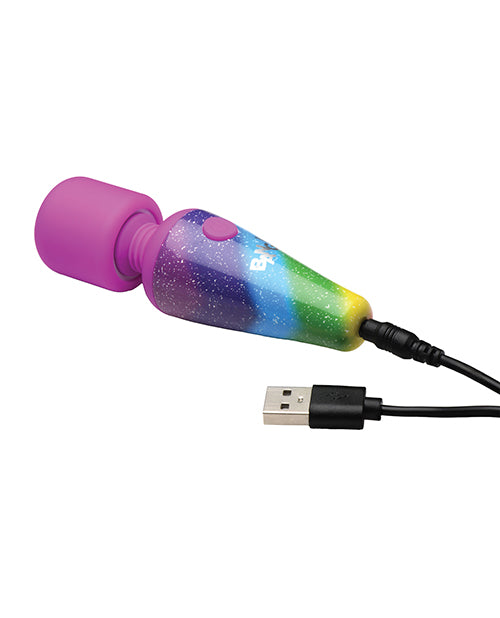 XR Brands Bang! Rainbow Mini Wand - Rainbow Vibrators