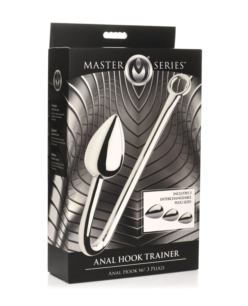 Xr LLC Master Series Anal Hook Trainer w/3 Plugs - Silver Anal Toys