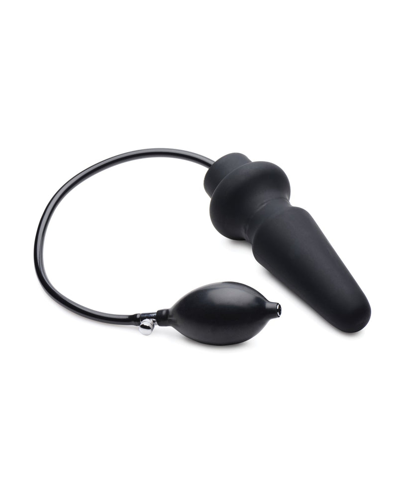 Xr LLC Master Series Ass-Pand Inflatable Silicone Anal Plug - Black Anal Toys