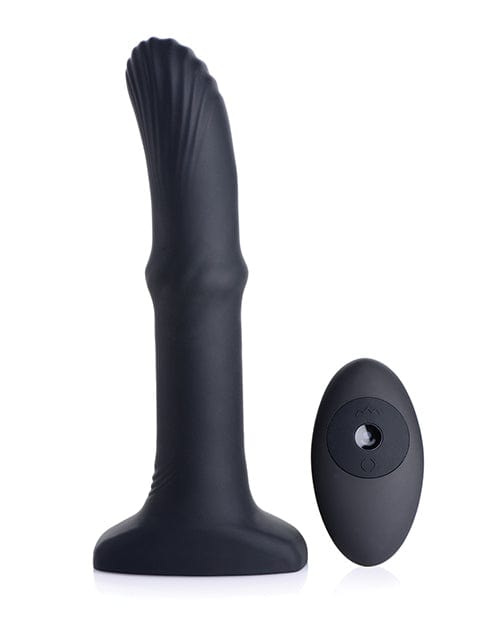 Xr LLC Thunderplugs Sliding Shaft Silicone Vibrator W/remote - Black Anal Toys