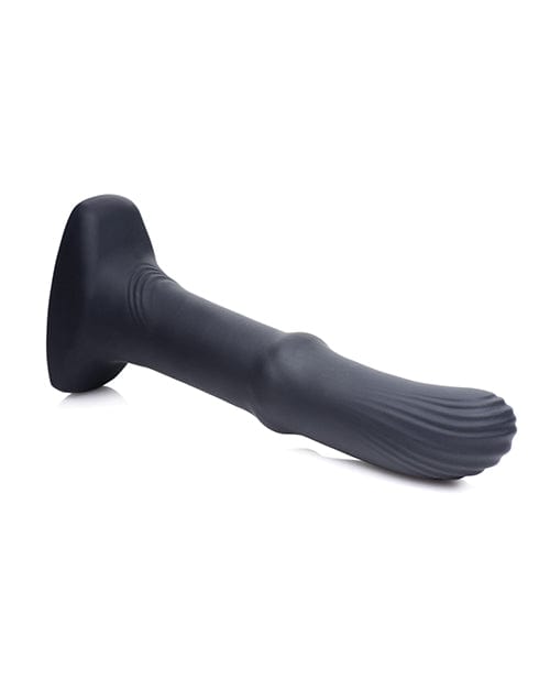 Xr LLC Thunderplugs Sliding Shaft Silicone Vibrator W/remote - Black Anal Toys