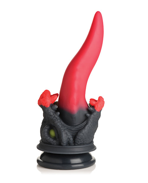 Xr LLC Creature Cocks Dragon Roar Silicone Dildo - Red/Black Dildos