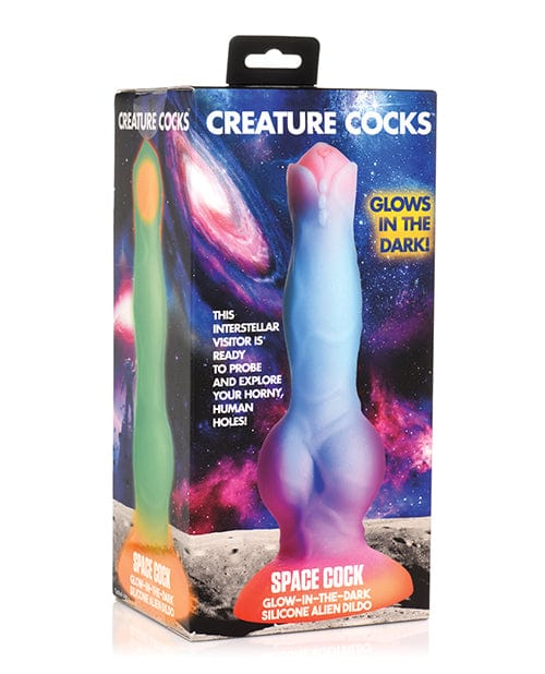 Xr LLC Creature Cocks Space Cock Silicone Alien Dildo - Glow In The Dark Dildos
